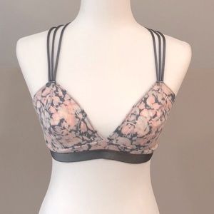 VS Grey and Pink Strappy Bralette